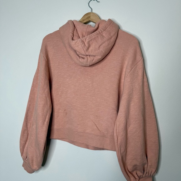 Revolve Ulla Johnson Mel Tassel Pullover Hoodie 100% Cotton size small rose pink - Picture 10 of 12